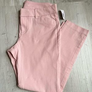 NWT Old Navy Pixie petite pastel pink ankle pants